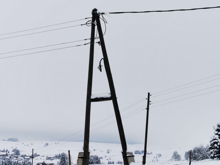 Snijeg ostavio bez struje mnoga sela u Sandžaku