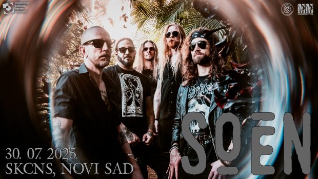 Шведски метал бенд “Soen” долази у Нови Сад – СКЦНС Фабрика дочекује их крајем јула