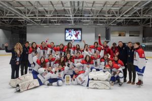 Sombor: Jovana Korica na golu hokejaške reprezentacije Srbije