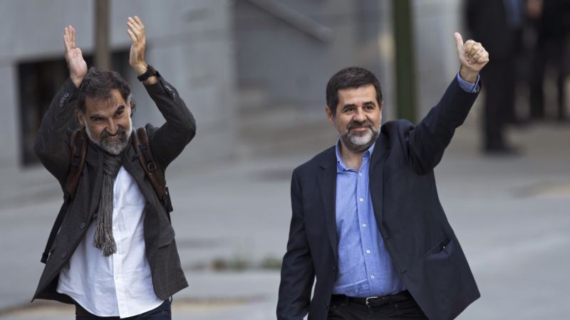 Španija uhapsila dvojicu lidera katalonskih independentista