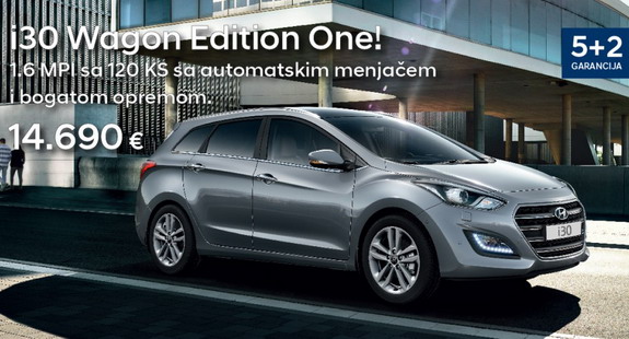 Specijalna ponuda za Hyundai i30 Wagon Edition One