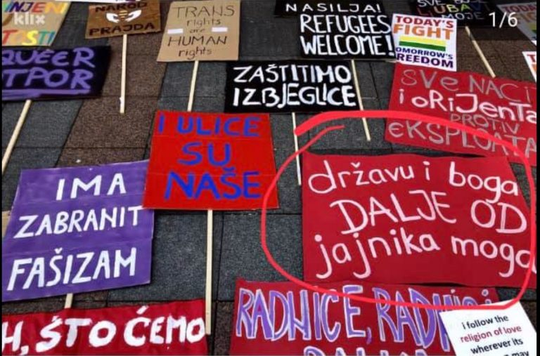 Sramota dana: Homoseksualne parole protiv “države i Boga” na ulicama Sarajeva