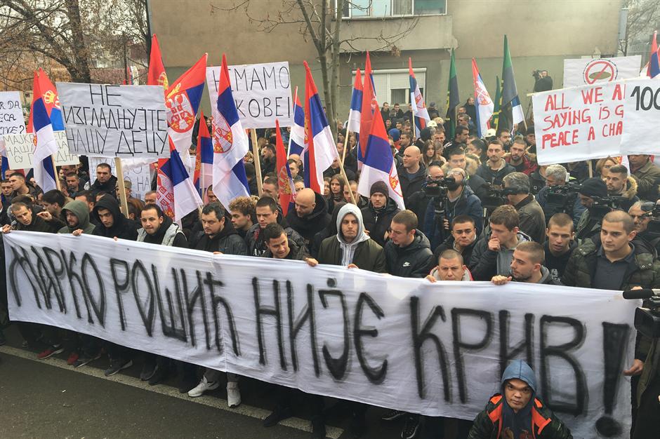 Srbi na ulicama Mitrovice: Evropo, otvori oči!