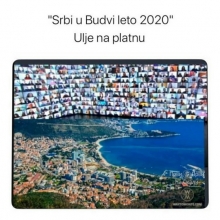Srbi u Budvi - leto 2020