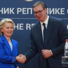 Srbija je posvećena očuvanju mira i stabilnosti Vučić uputio poruku javnosti nakon susreta sa Ursulom fon der Lajen (VIDEO)