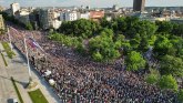 Srbija protiv nasilja“: Tragedije su bile poziv na buđenje, počela šetnja beogradskim ulicama do Predsedništva Srbije