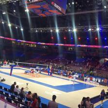 Srbija se nada trijumfu protiv Kube: Ovako izgleda atmosfera u Areni pred meč (FOTO)
