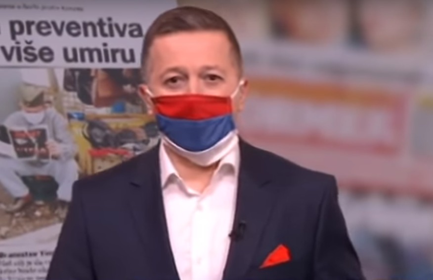 Srđan Predojević sa „srpskom“ maskom najčitanija vest na hrvatskom portalu