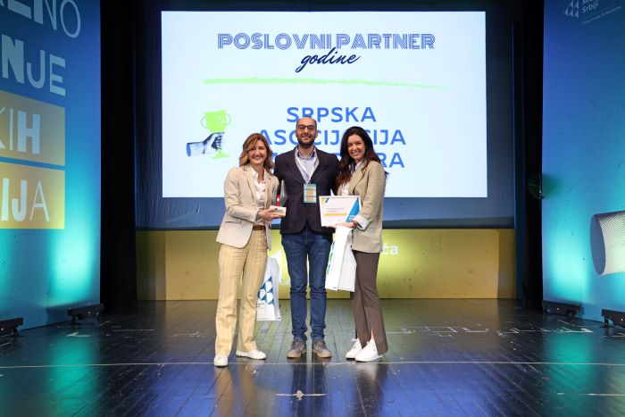 Srpska asocijacija menadžera dobitnik nagrade “Najbolji poslovni partner”
