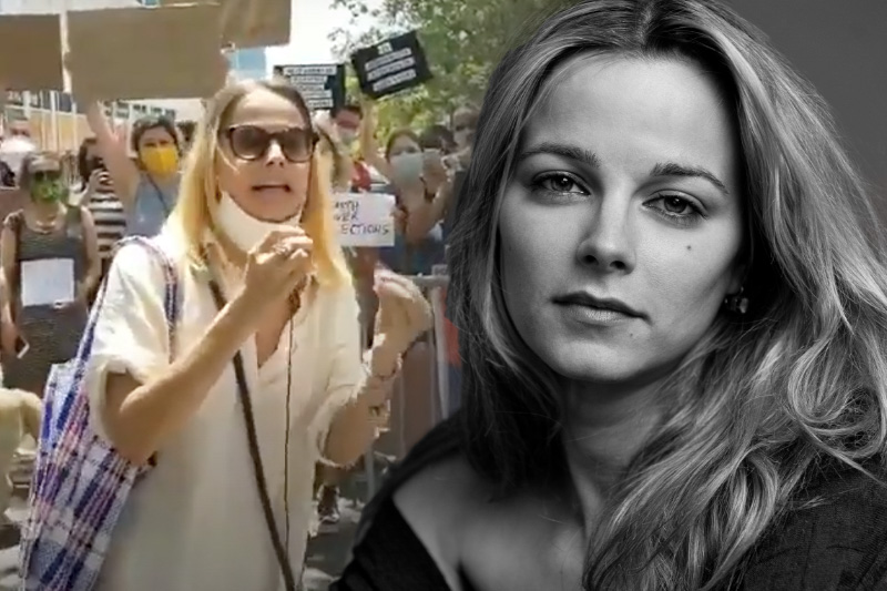 Srpska glumica Bojana Novaković predvodila proteste u Njujorku