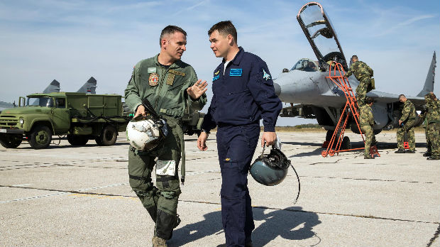 Srpski i ruski piloti uvežbavali vazdušnu borbu u Batajnici