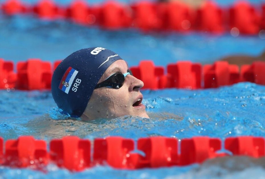 Srpski plivač Velimir Stjepanović bez polufinala na 100 metara slobodnim stilom na Svetskom prvenstvu