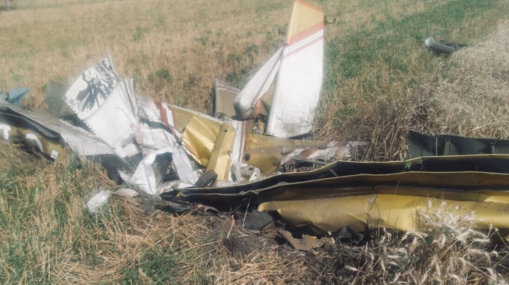 Srušio se avion, dve osobe povređene