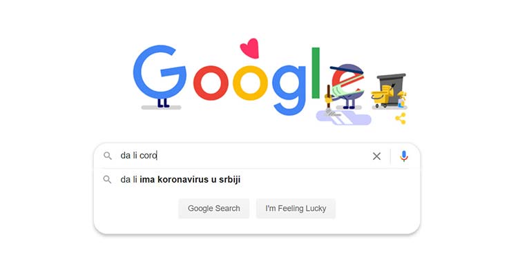 Šta su ljudi u Srbiji pitali Google o korona virusu?