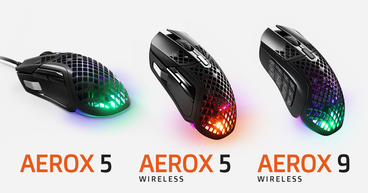 SteelSeries predstavio Aerox 5, Aerox 5 Wireless i Aerox 9 Wireless