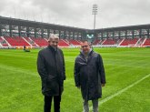 Stevan Stojanović obišao stadione u Nišu i Leskovcu