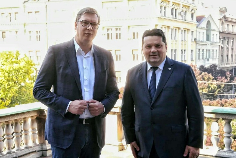 Stevandić i Vučić razgovarali o zajedniččkim projektima Srbije i Republike Srpske