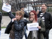 Stidljivi PROTEST Vranjanaca (FOTO, VIDEO)