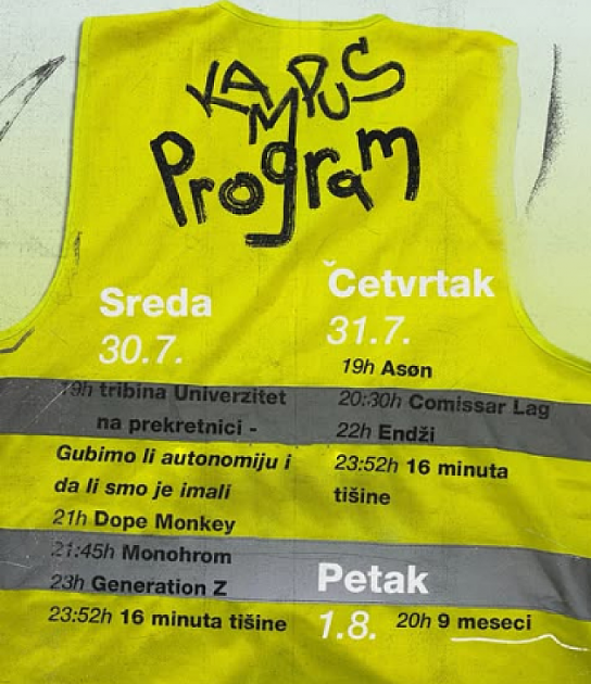 Stiže novi programski talas na Kampusu: Tribine, bogat muzički program i sećanje na žrtve
