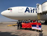 Stiže pomoć: Avion Er Srbije na putu ka Kini FOTO