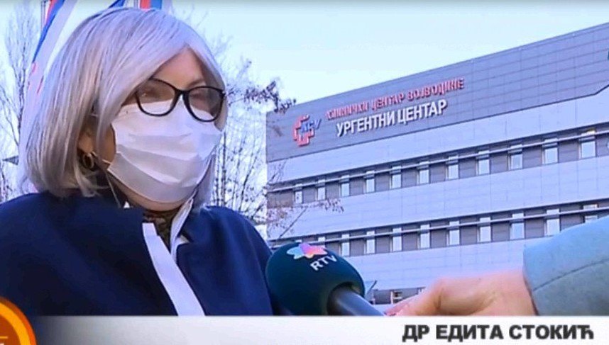 Stokić: Hospitalizovan 131 pacijent u KC Vojvodine