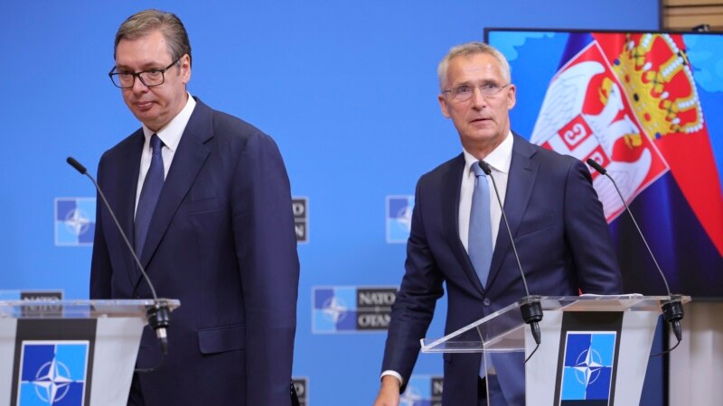 Počinioci napada u Banjskoj moraju odgovarati, poručio Stoltenberg nakon sastanka sa Vučićem 