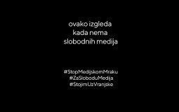 
					Stop medijskom mraku! Akcija zamračenja medija i društvenih mreža u Srbiji 
					
									