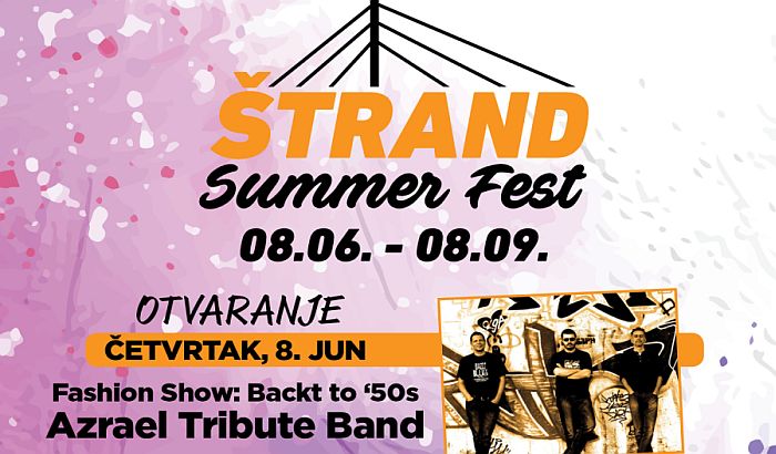 Štrand Summer Fest od 8. juna do 8. septembra
