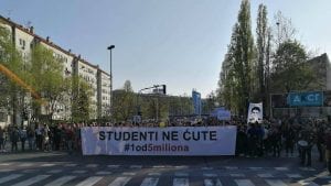 Studenti „1 od 5 miliona“ pozvali na protest malih maturanata 19. juna