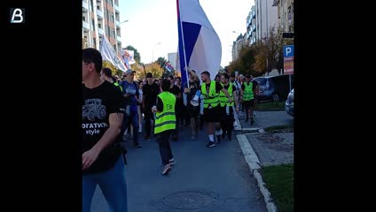 Studenti i građani završili treću etapu pešačenja ka Novom Sadu, stigli u Sremske Karlovce