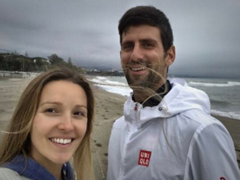 Supruga je najveća podrška: Novak i Jelena Đoković nerazdvojni u iščekivanju bebe! FOTO
