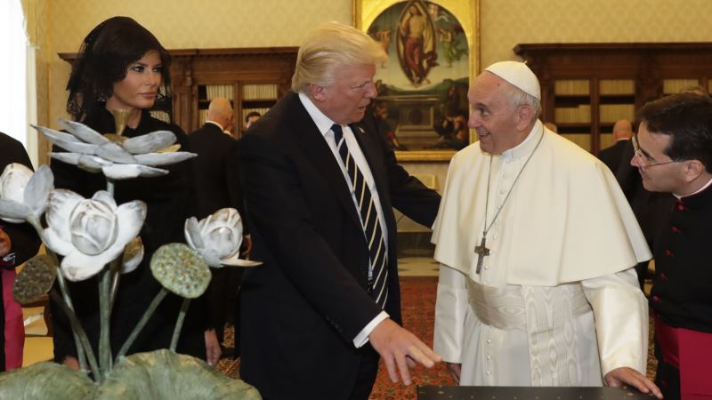 Susret Trampa i pape Franje u Vatikanu