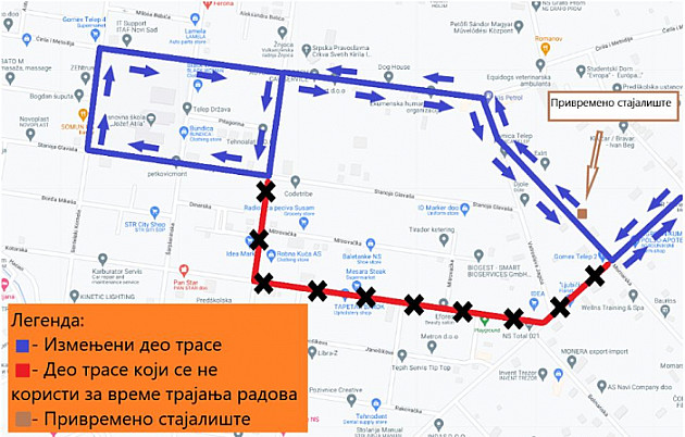 Sutra izmenjen režim saobraćaja na Telepu, bus 12 menja trasu