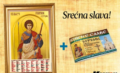 DANAS POKLANJAMO: Svakom čitaocu poster ikona Svetog Georgija i dodatak Đurđic