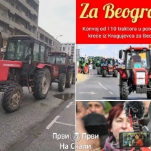 Suvoborska greda u Kragujevcu pruzila podrsku pobunjenim poljoprivrednicima