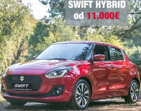 Suzuki Swift Hybrid od 11.000 evra