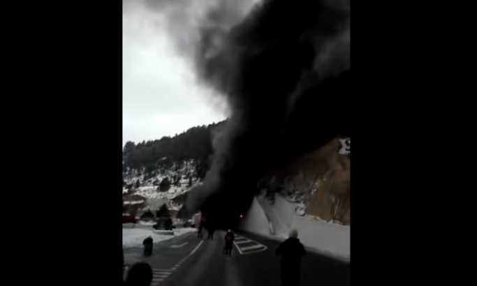 Švajcarska: U tunelu izgoreo autobus učenika iz Splita (VIDEO)