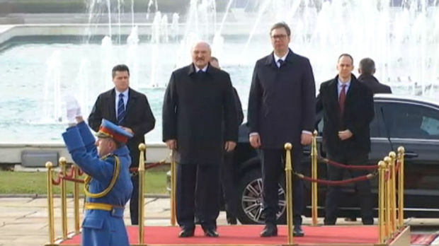 Svečani doček za Lukašenka ispred Palate Srbija, potpisano više sporazuma
