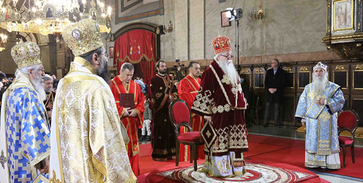 Sveta zaupokojena liturgija u Sabornom hramu u Beogradu
