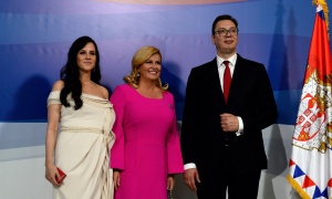 Svi su oduševljeni: Ovo je poklon koji je Tamara Vučić dobila od hrvatske predsednice (FOTO)