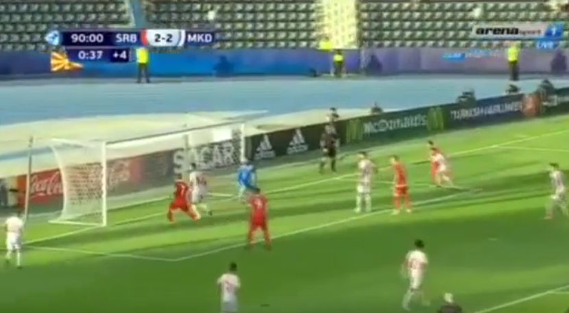 Svi su videli loptu u golu: Ovaj šut Živkovića je ostavio Srbiju bez važne pobede! (VIDEO)