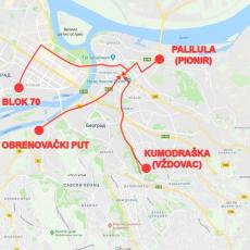 TAKSISTI BLOKIRAJU CEO GRAD: Detaljna mapa i satnica saobraćajnog kolapsa! (FOTO) 