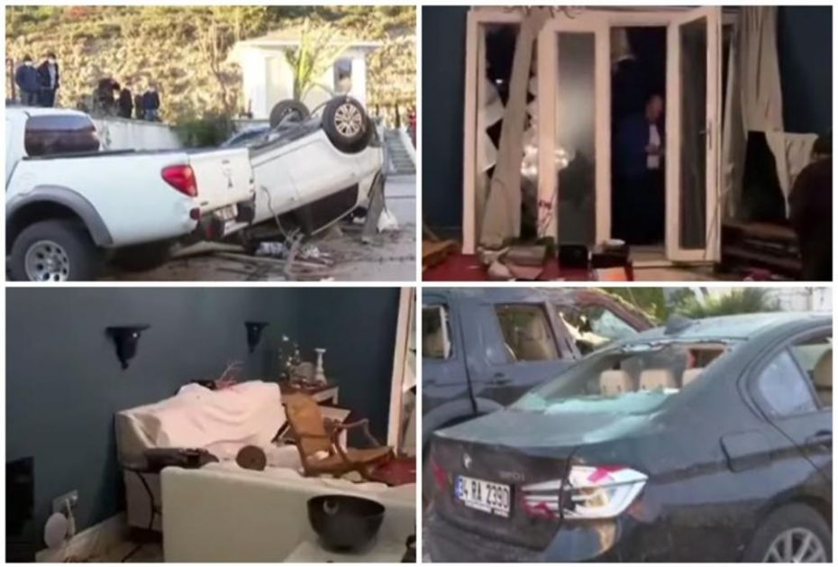 TORNADO PROTUTNJAO KROZ TURSKI GRAD ČESME: Kuće polupane, automobili prevrnuti, oboren i kran (VIDEO)