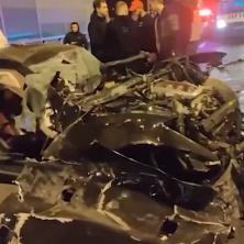 TRAGEDIJA: Jeziva smrt fudbalera! Vozio 200 na sat - ZAKUCAO se u ogradu, auto SMRSKAN u deliće (VIDEO)