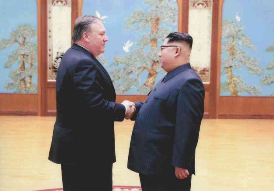 TRAMP: Pompeo krenuo da se opet sastane sa Kimom u Pjongjangu