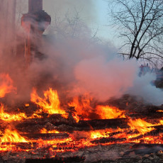 TRI POŽARA BUKTE U BELOJ PALANCI: Vatra preti da se proširi na naselje