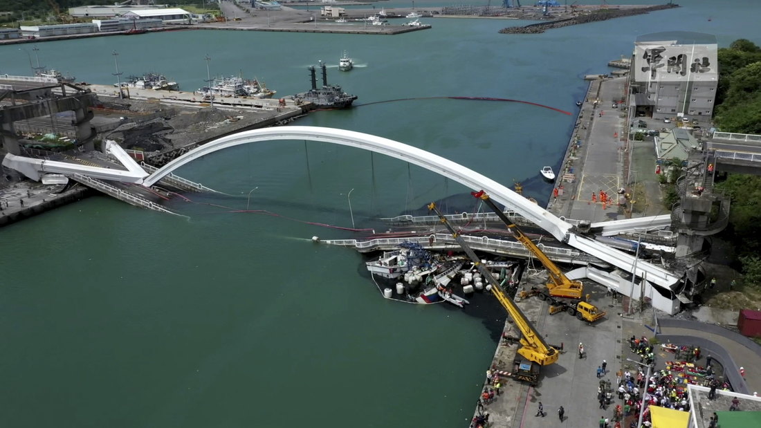 Tajvan: Pronađena četiri tela u rušenju mosta dužine 140 metara