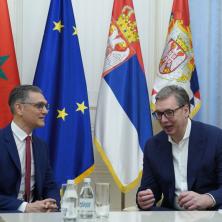 Takav principijelan stav cenimo i ne zaboravljamo Vučić primio u oproštajnu posetu ambasadora Maroka