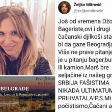 Tanja Vasojevic-Perovic: Urbanom BeograDzaninu zeljku Mitrovicu