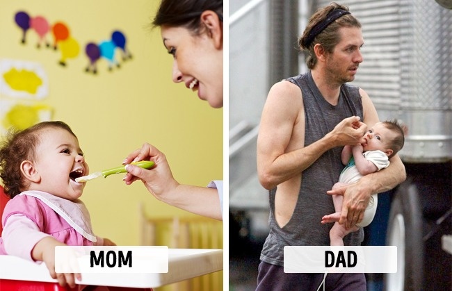 Tate i mame: 10 razlika u pristupu roditeljstvu